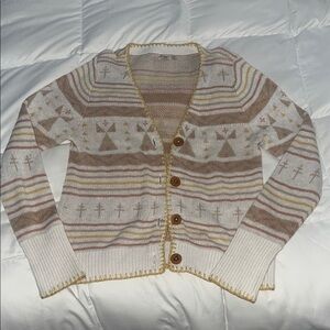 Faherty Homeland Cardigan Design EXCLUSIVE collab Bethany Yellowtail. 🪶